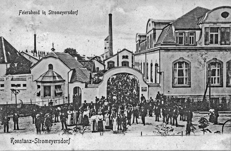 Fa. Ludwig Stromeyer, einst größter Arbeitgeber der Stadt, lieferte Zirkus- und andere Zelte in alle Welt. Der Firmengründer Ludwig Stromeyer war ein Halbbruder des BM Max Stromeyer.